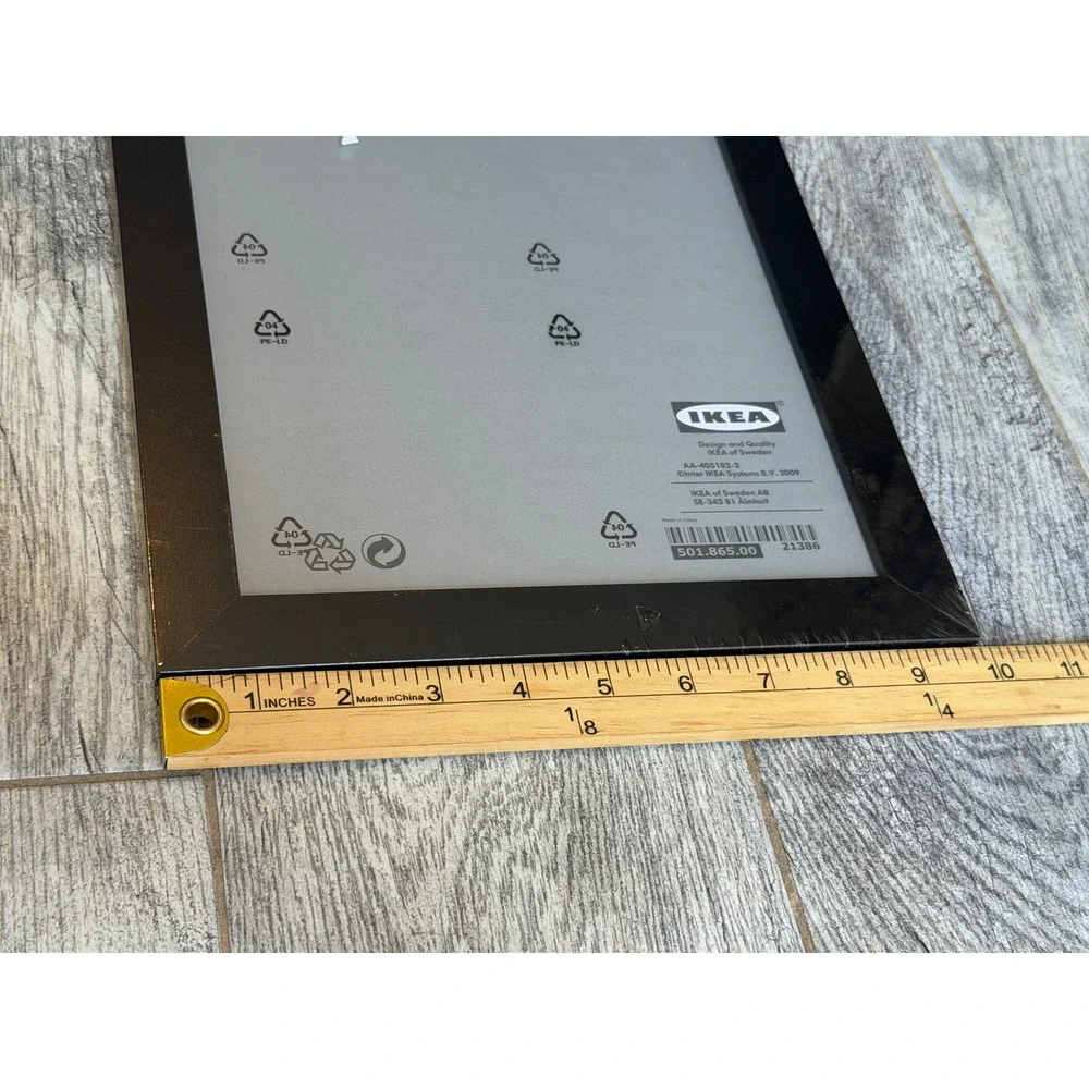 IKEA NYTTJA Picture Frame 8.5x11 Black Modern Minimalist Home Decor 8.5 x 11 NWT